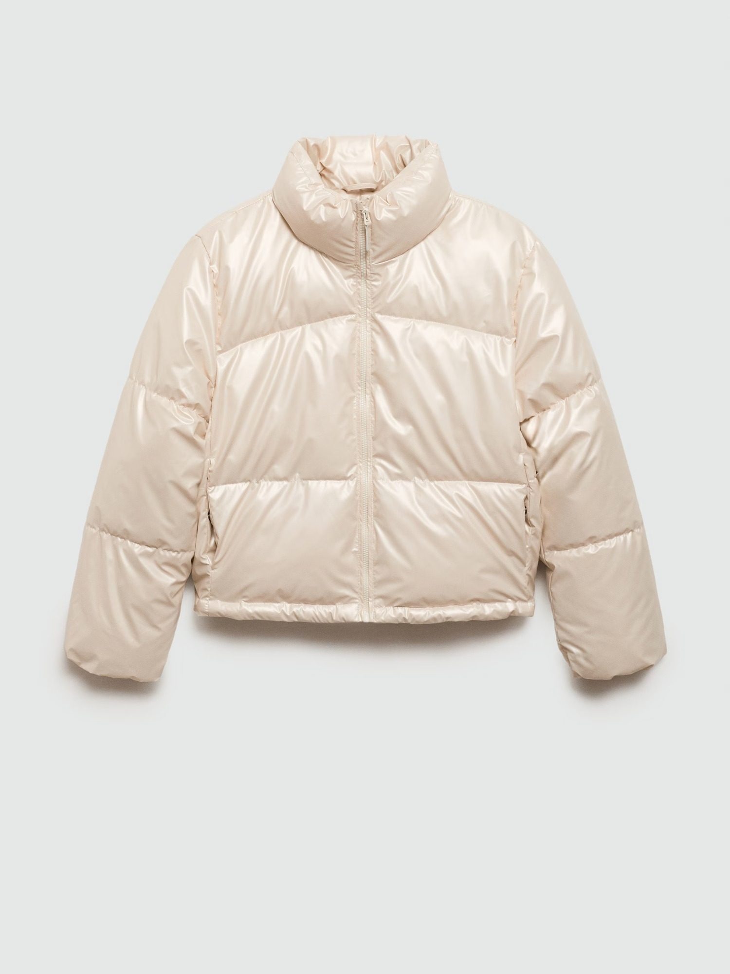 Anorak metalizado acolchado PASTEL