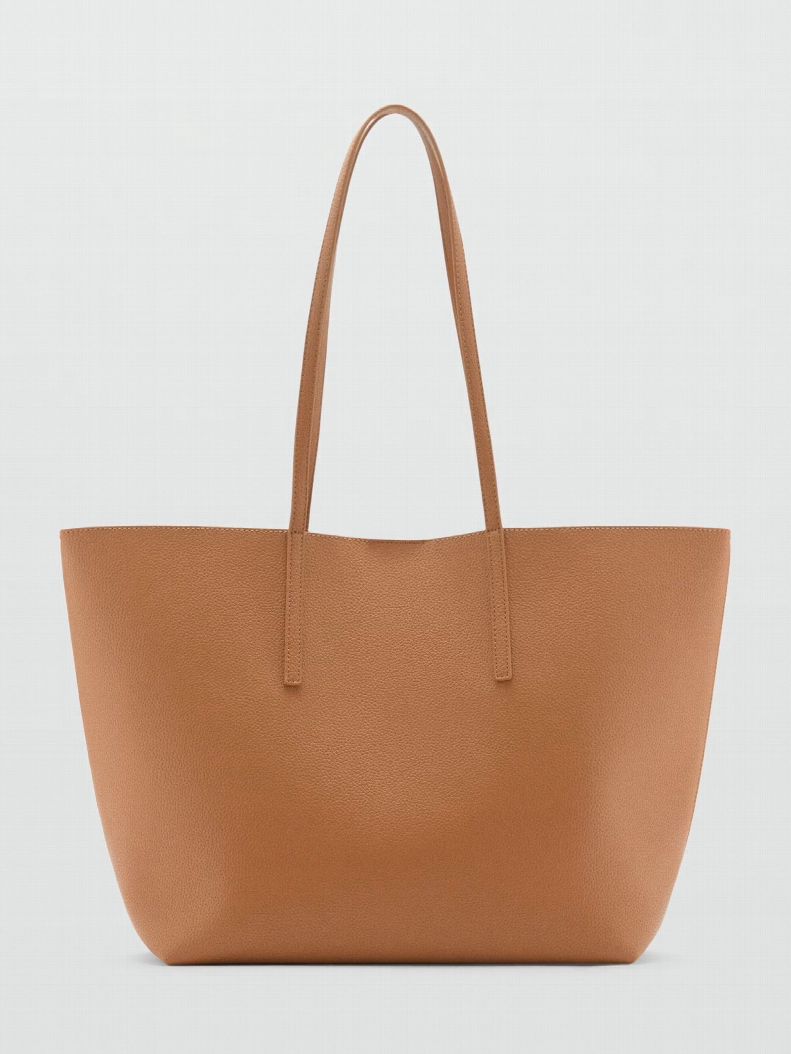 Bolso shopper efecto abatanado