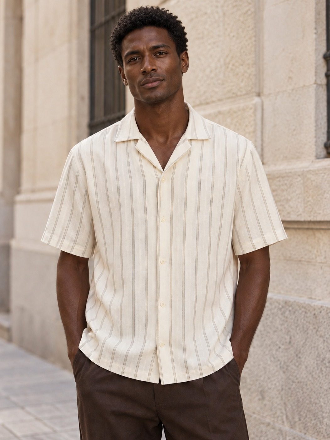 CAMISA ESTRUCTURA RAYAS