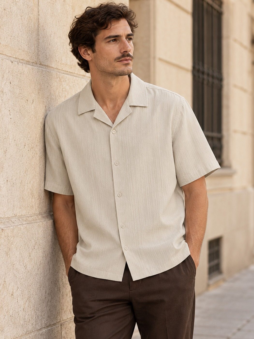 CAMISA RELAXED FIT LINO