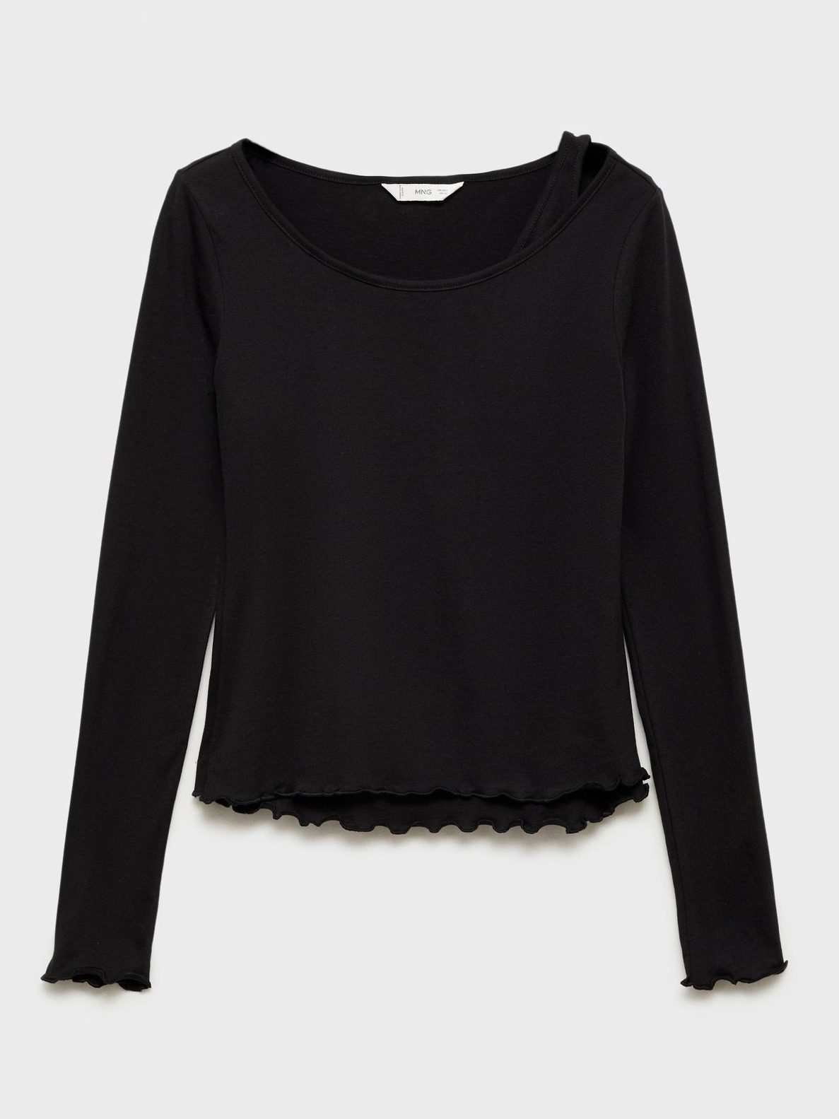 Camiseta manga larga tirante NEGRA