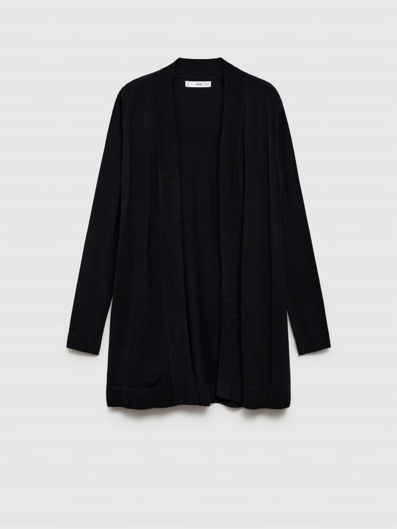 Cardigan punto fino NEGRO