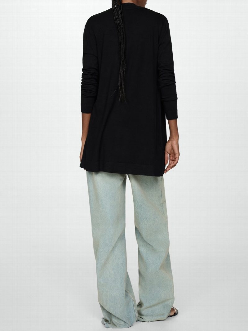 CARDIGAN PUNTO FINO NEGRO
