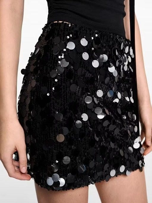 Falda mini lentejuela