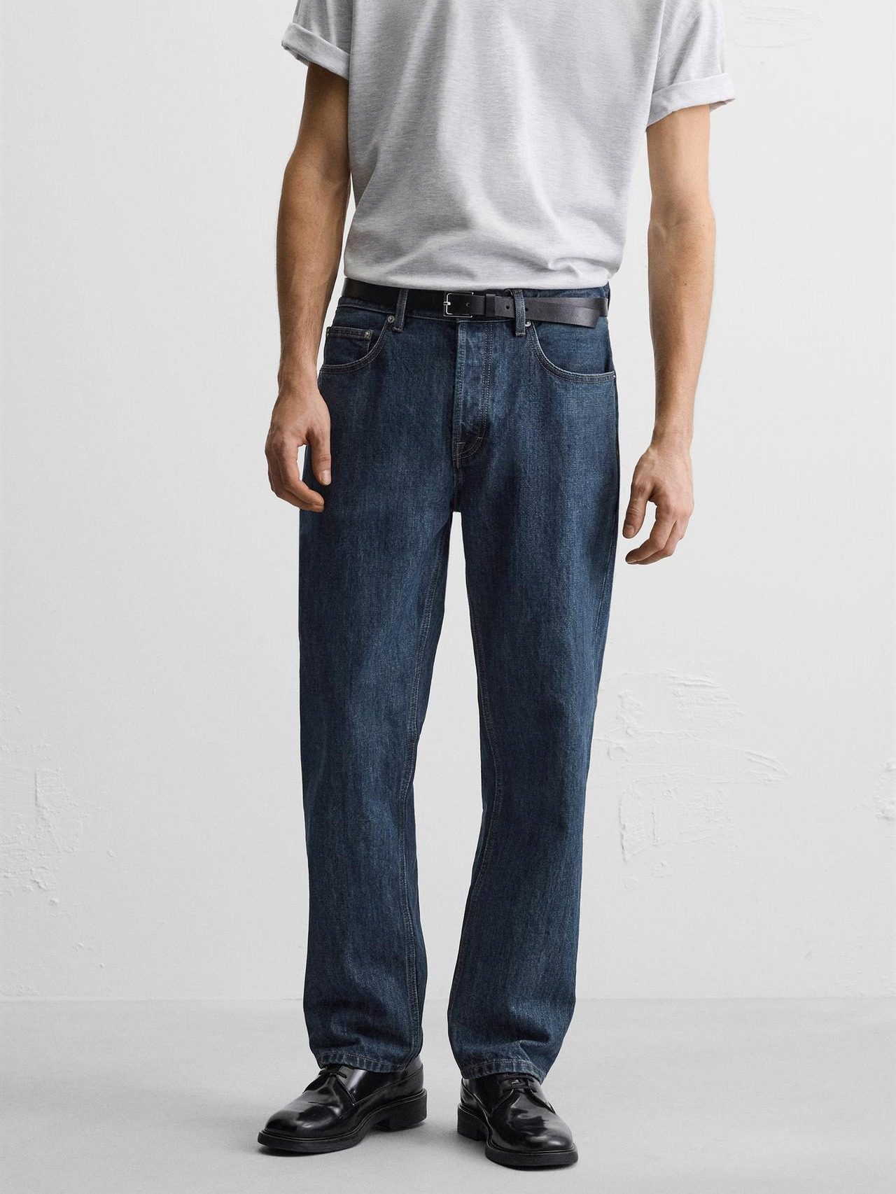 JEANS STRAIGHT FIT  AZUL