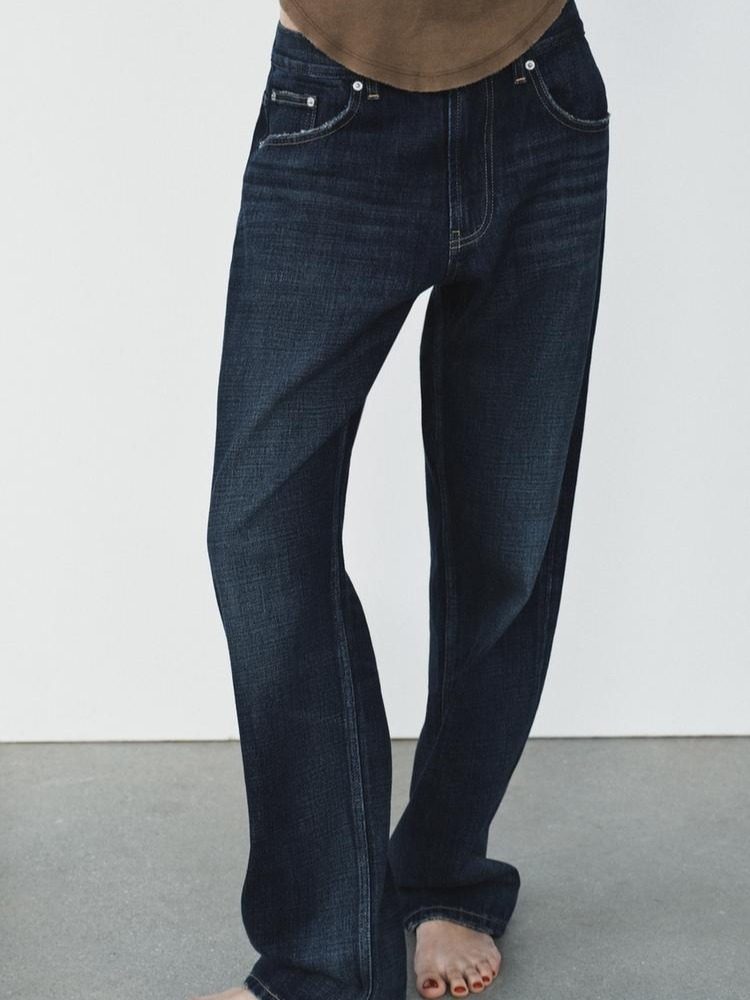 JEANS TRF BAGGY TAPERED TIRO BAJO