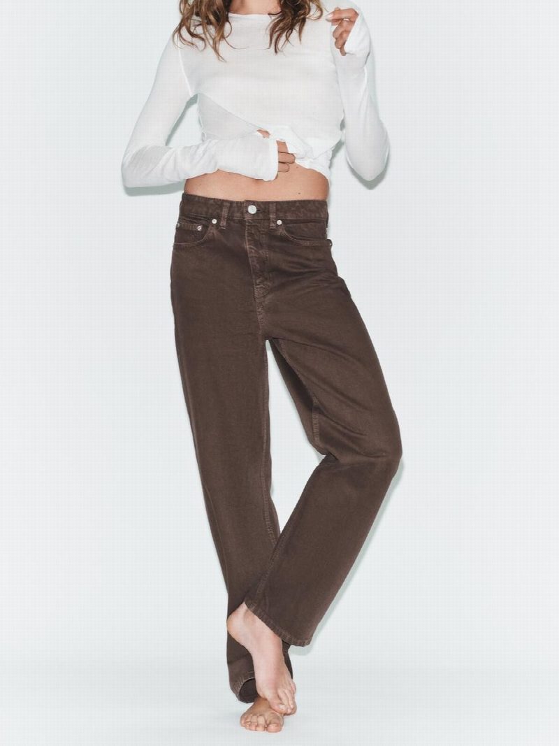 JEANS TRF MOM FIT TIRO ALTO