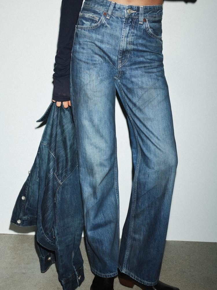 JEANS TRF WIDE LEG