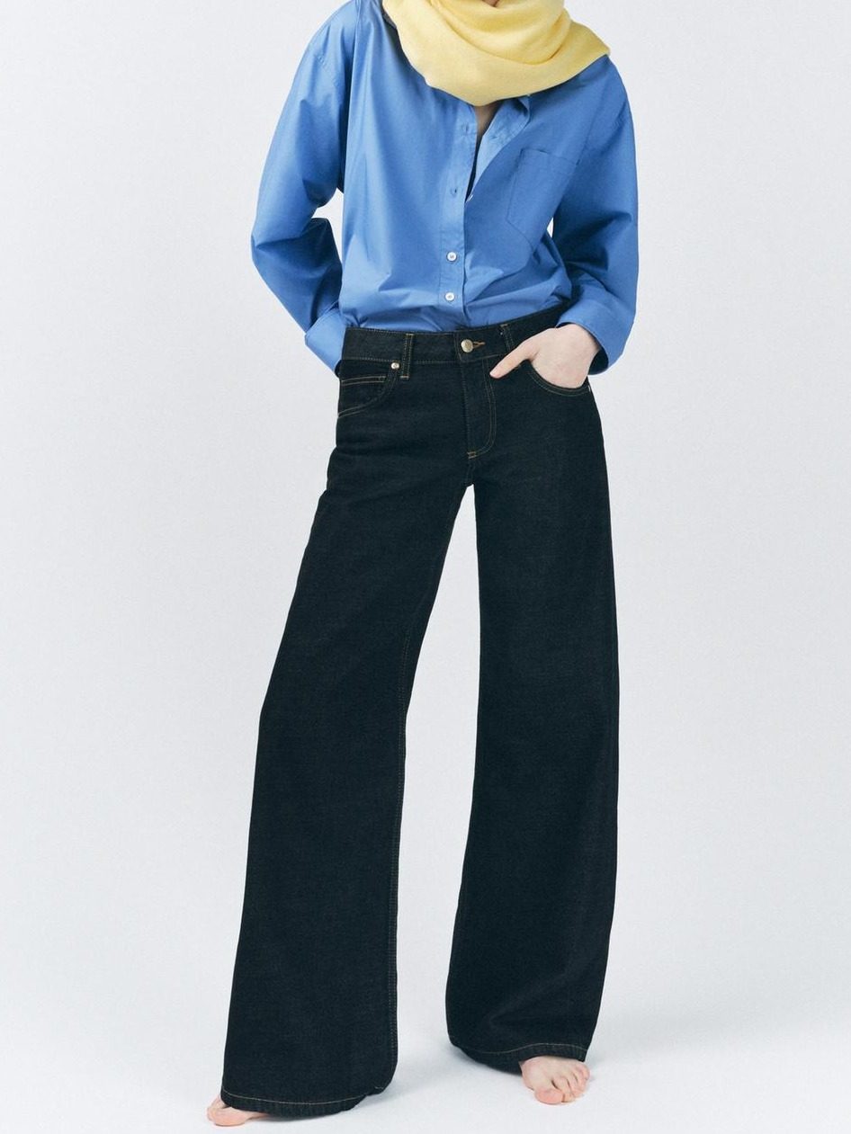 JEANS ZW COLLECTION WIDE LEG AZUL