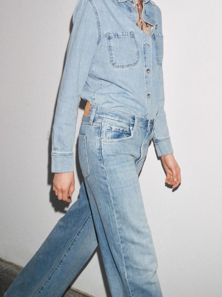 SOBRECAMISA DENIM ZW COLLECTION JEAN CELESTE