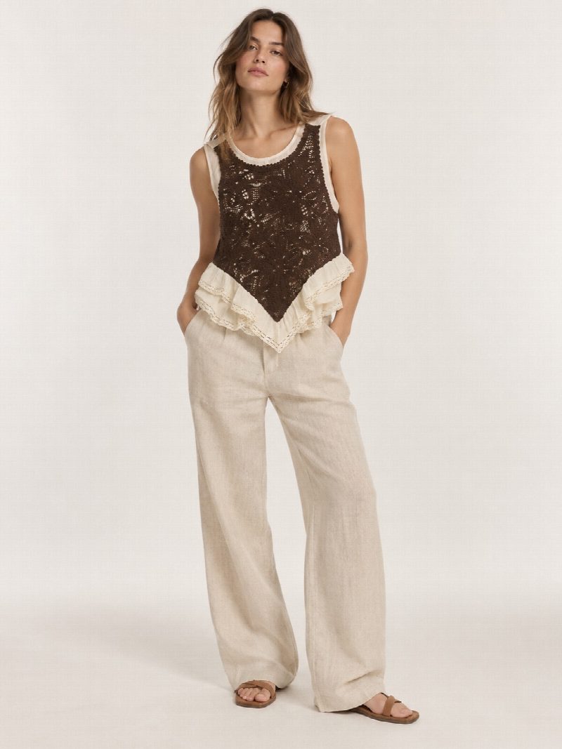 TOP COMBINADO CROCHET