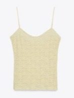 TOP ENCAJE TIRANTES CRUDO