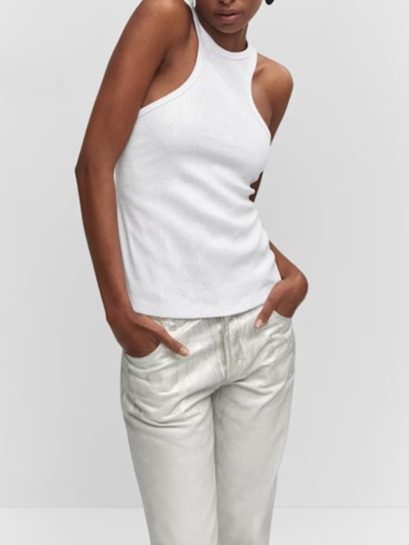 TOP HALTER LENTEJUELAS