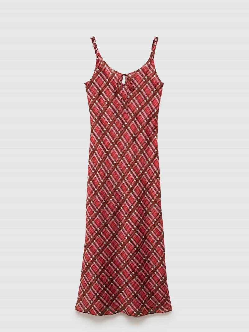 VESTIDO A CUADROS GASA