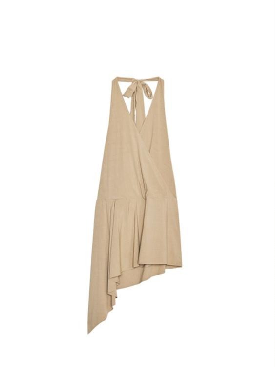 VESTIDO CORTO FLUIDO HALTER