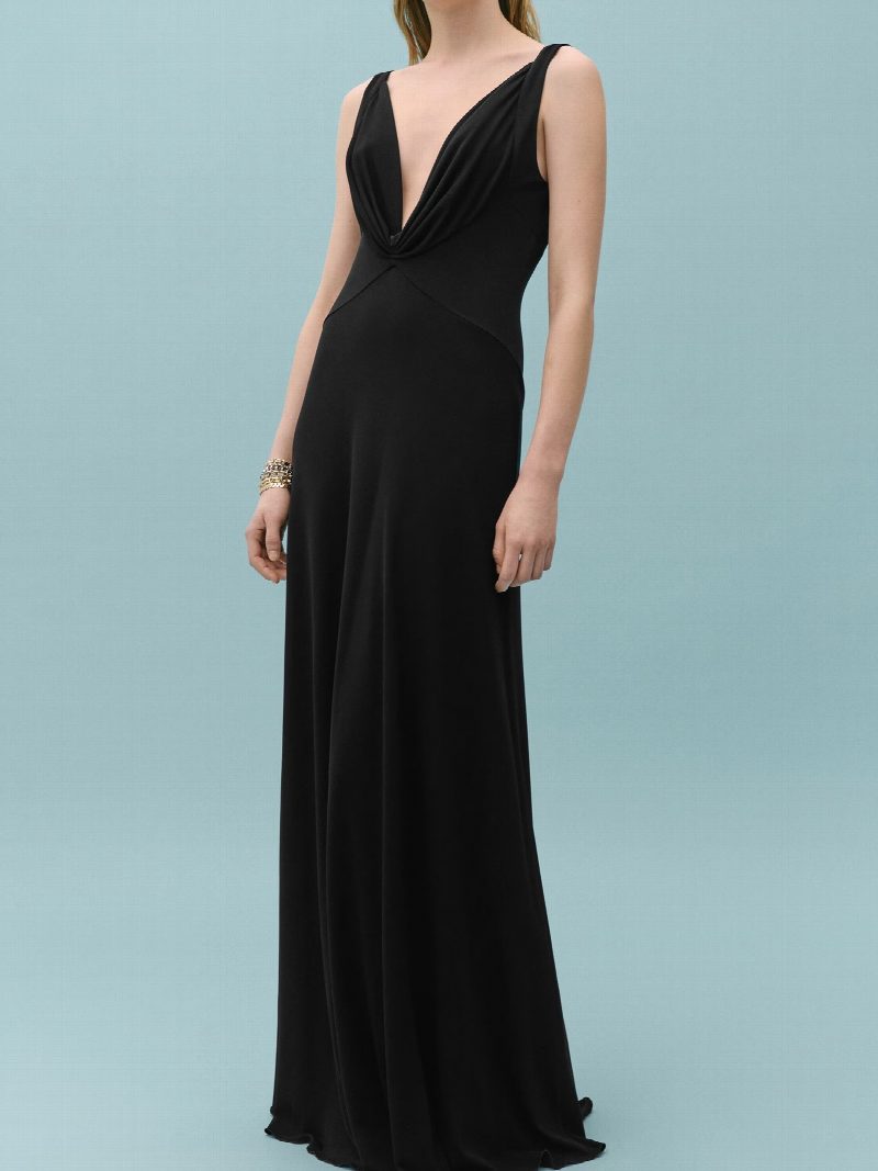 Vestido punto escote drapeado Victoria Beckham