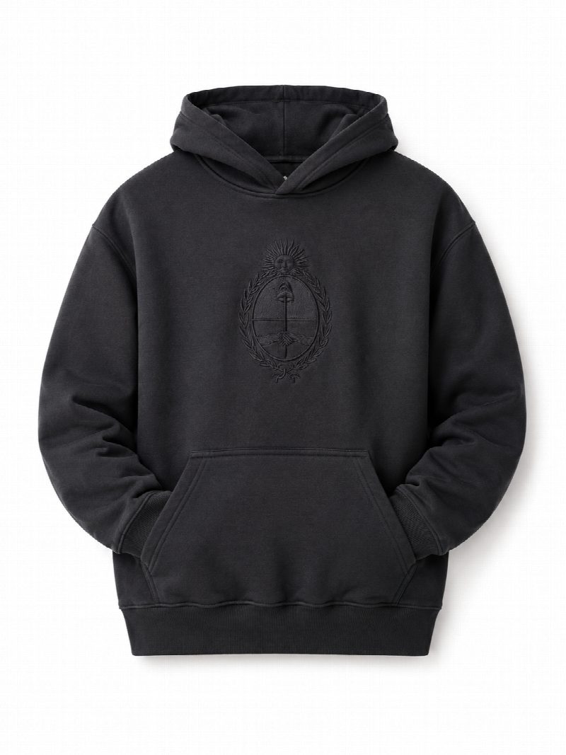 Buzo negro escudo Nacional