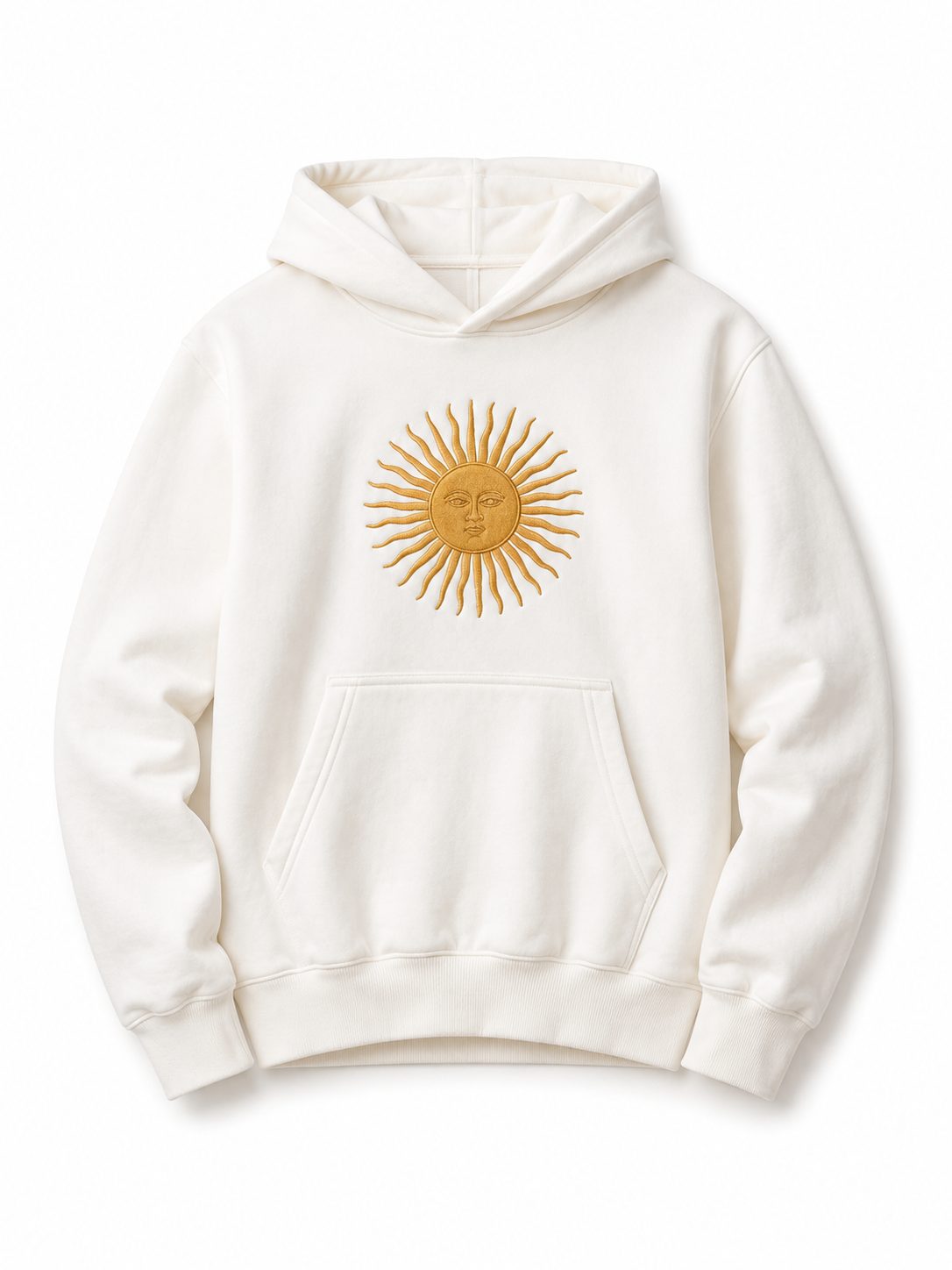 Buzo sol de mayo blanco