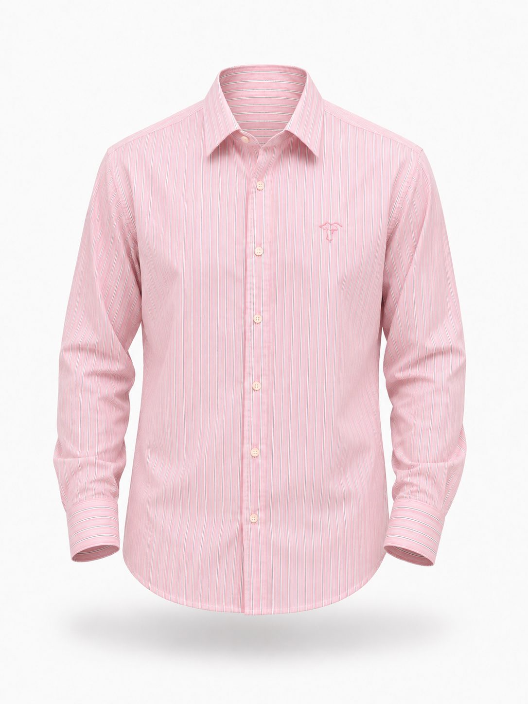 Camisa de vestir Rayas rosa Brangus