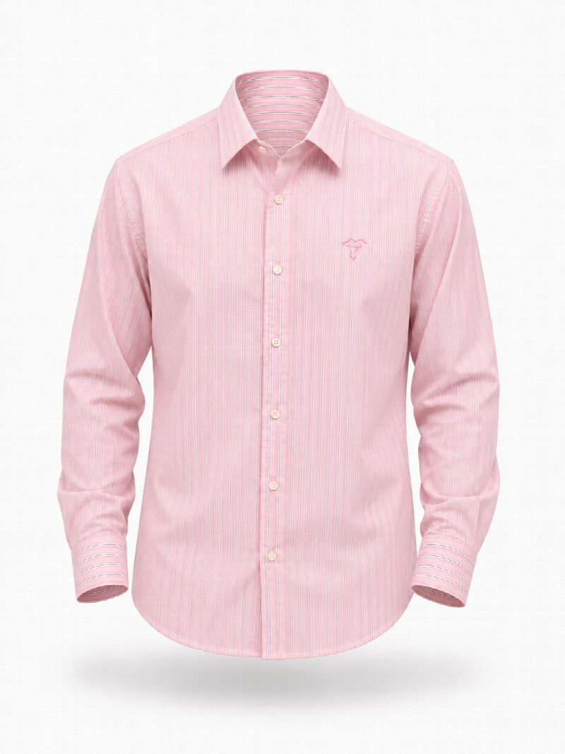 Camisa de vestir Rayas rosa Brangus