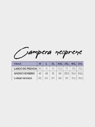 Campera neoprene BRANGUS