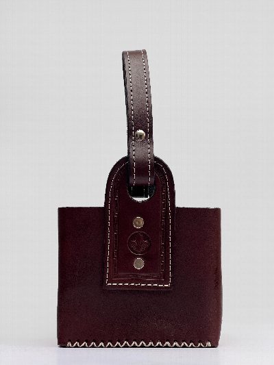 Termera canasta matera cuero premium