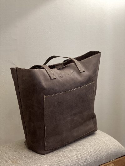Cartera tote bag de cuero
