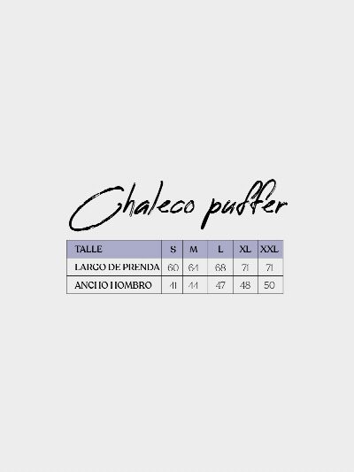Chaleco puffer BRANGUS