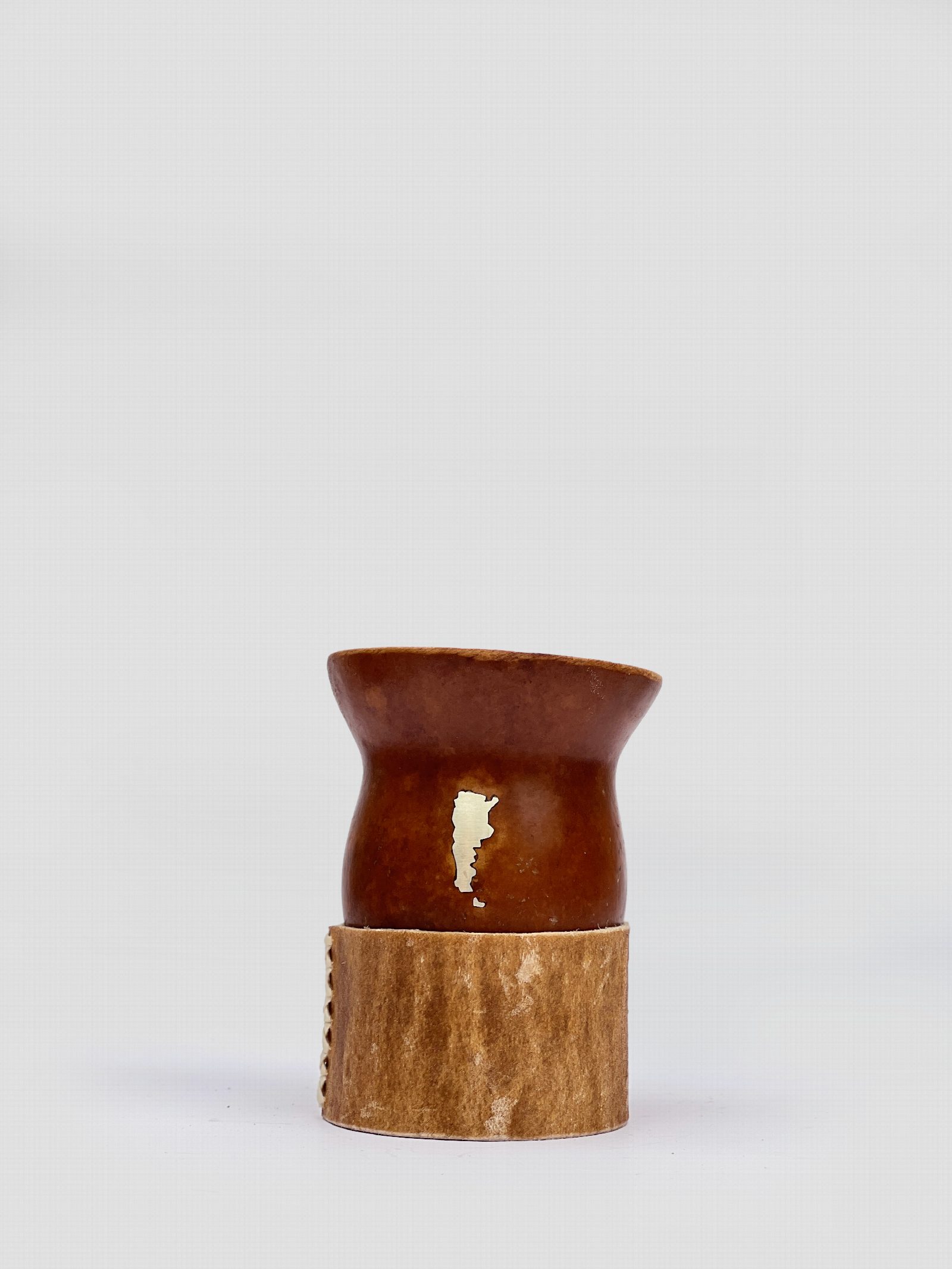Mate Argentino (incrustación en plata)