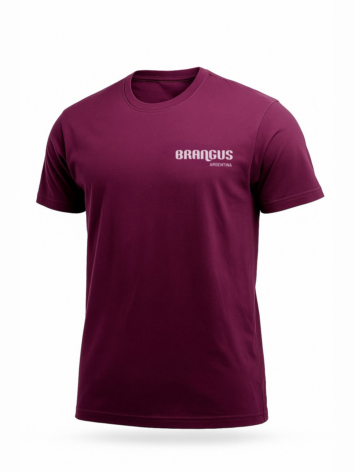 Remera algodon bordo BRANGUS