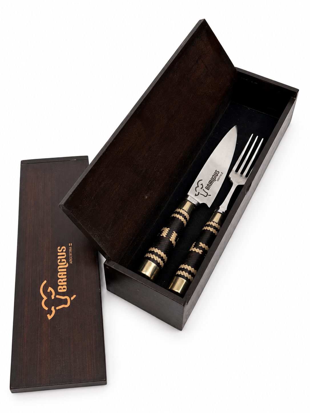 Set de cuchillo y tenedor Brangus