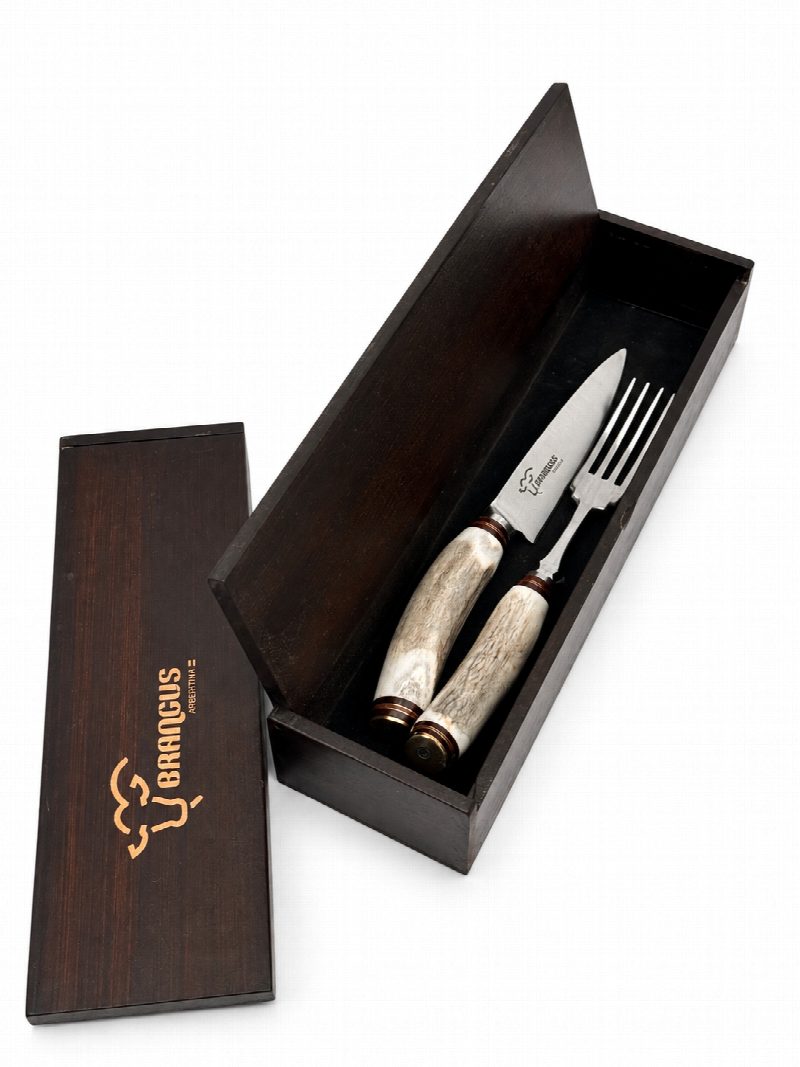 Set de cuchillo y tenedor Brangus
