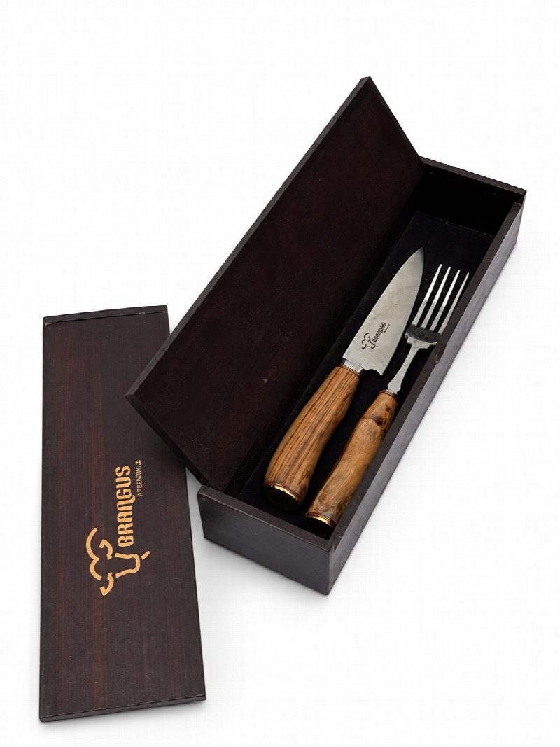 Set de cuchillo y tenedor Brangus