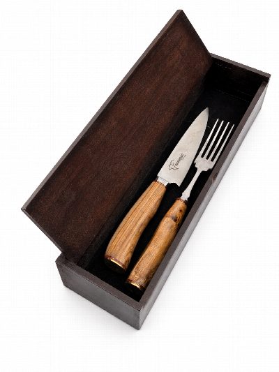 Set de cuchillo y tenedor Brangus